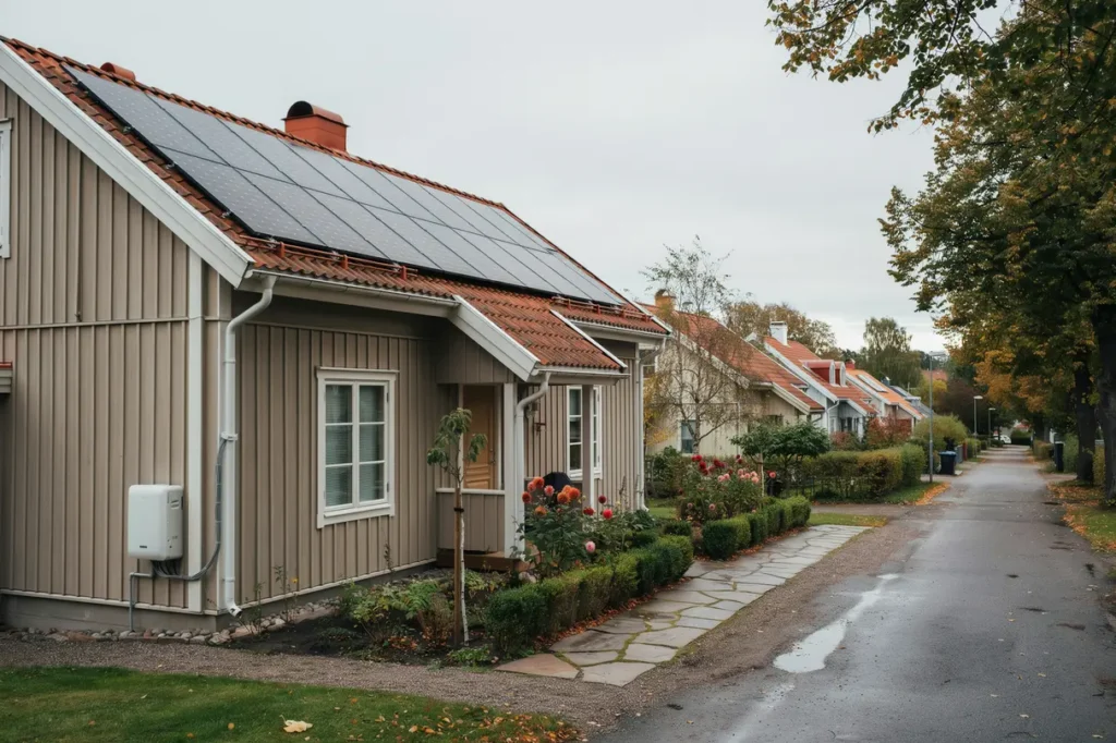 solceller p villataket s s nker du elkostnaden och f r en trygg installation